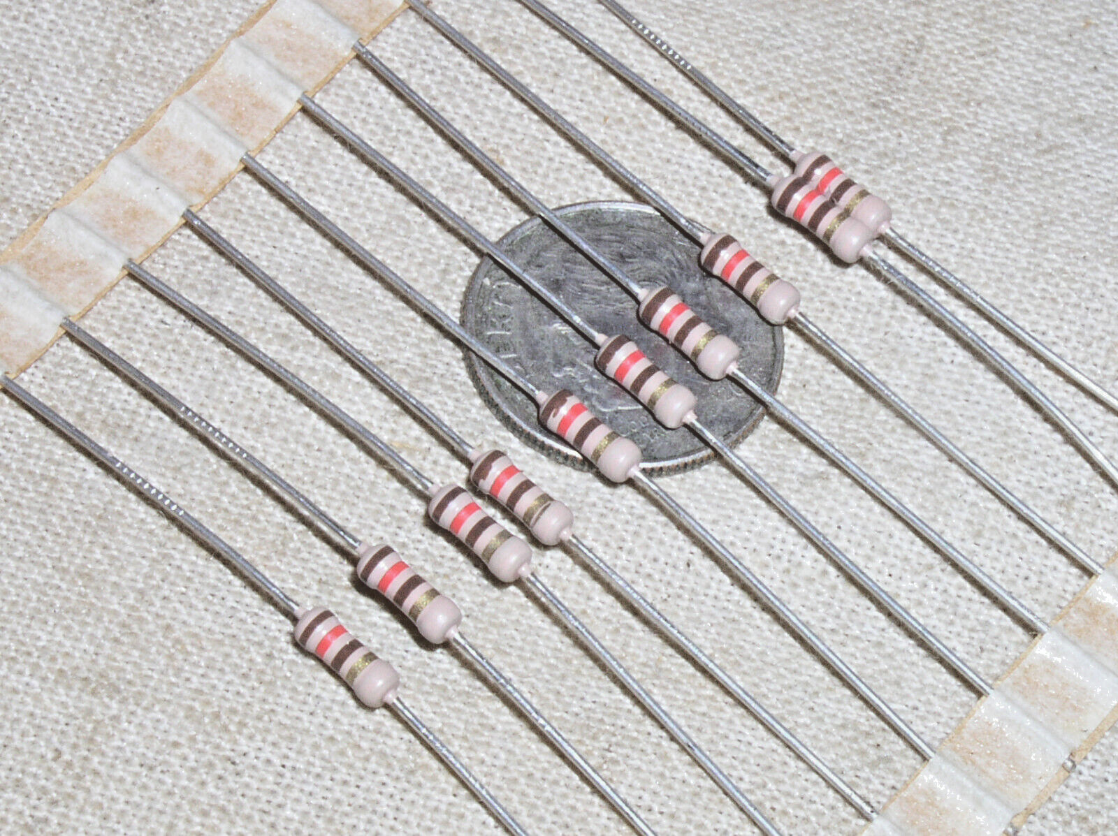 10 NEW 120 OHM CARBON FILM CF 1/4 W .25 W WATT 5% RESISTOR CR 25 120R FREE SHIP