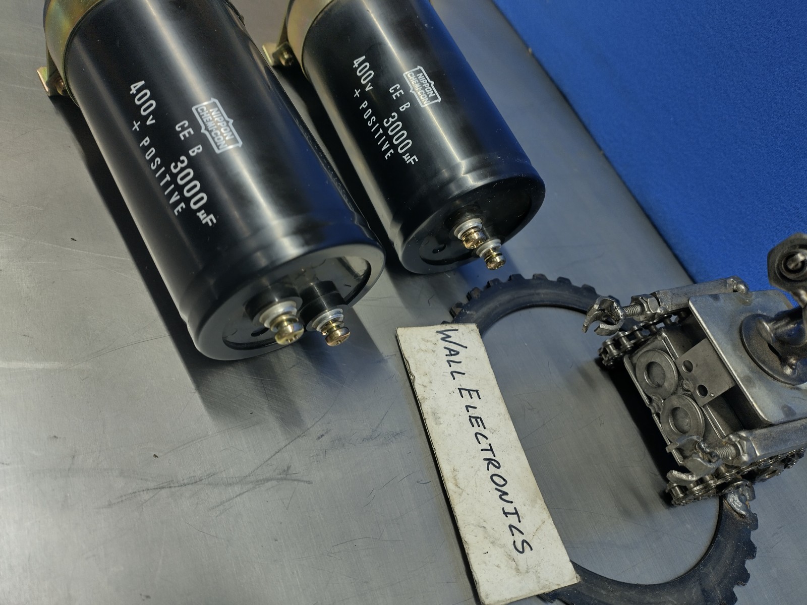 Nippon CEB 400v 3000uF Capacitor =Used= CE B 400v 3000uF