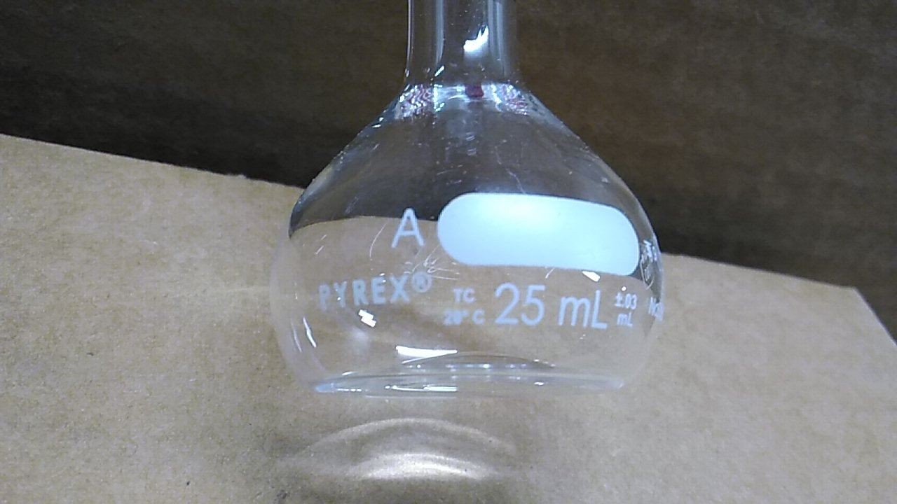 Pyrex 5660-25 6 Pk 25 mL Capacity Glass Volumetric Flask