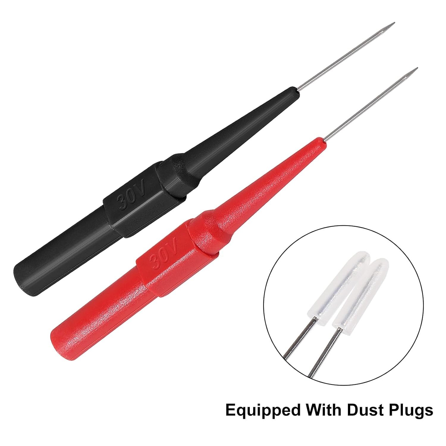 Non-Destructive 20pcs Back Probe Pins Kit with 4mm Banana Socket for Car Repairs