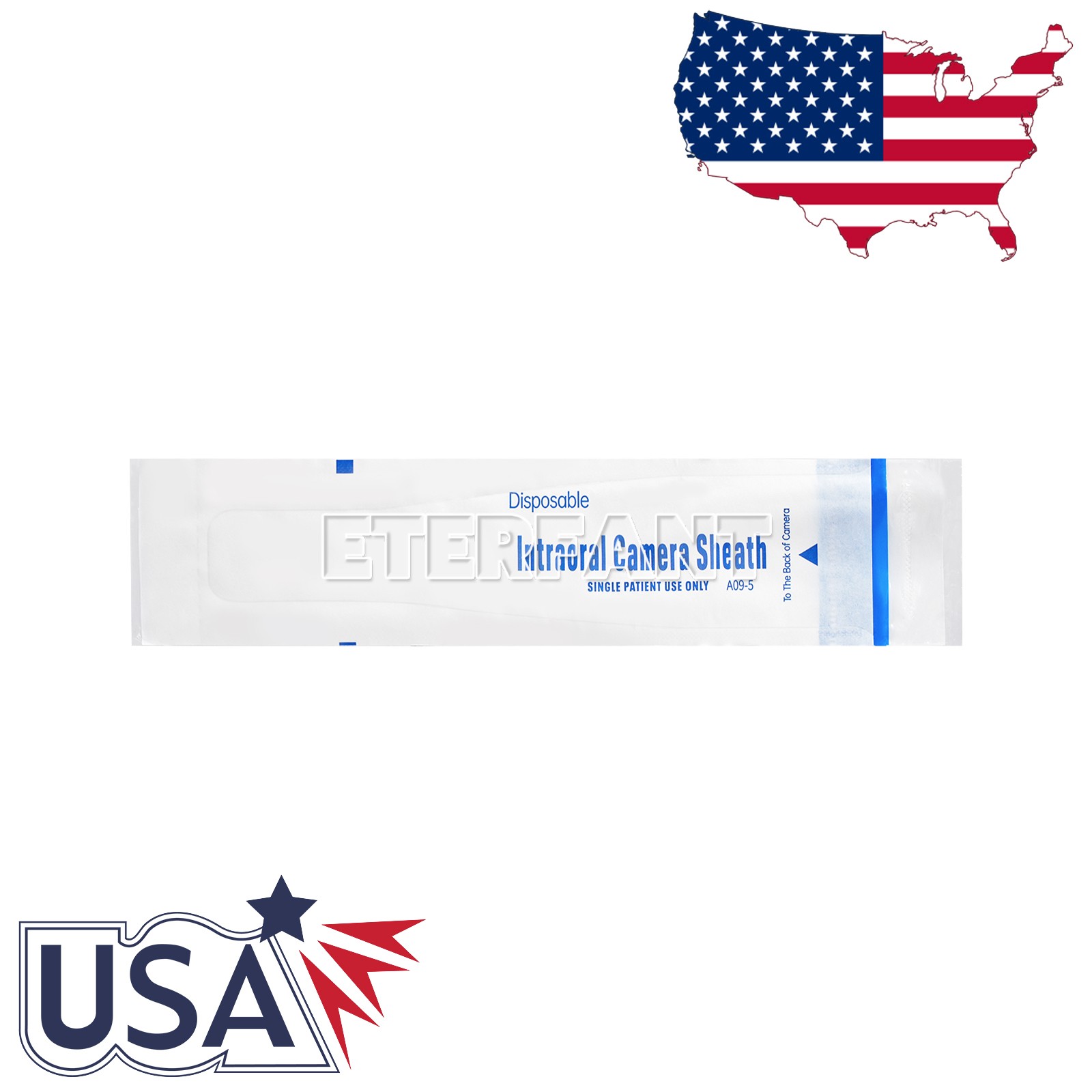 500PCs ETERFANT Dental Disposable Protect Sheath Intraoral Camera Covers A09-5