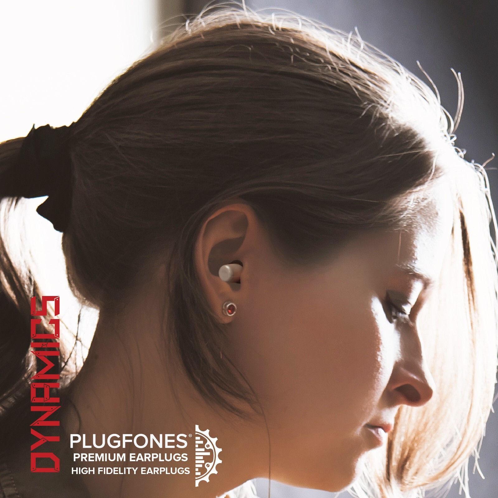 Plugfones Dynamics High Fidelity Earplugs and Full Protection Ear plug 2 PairSET