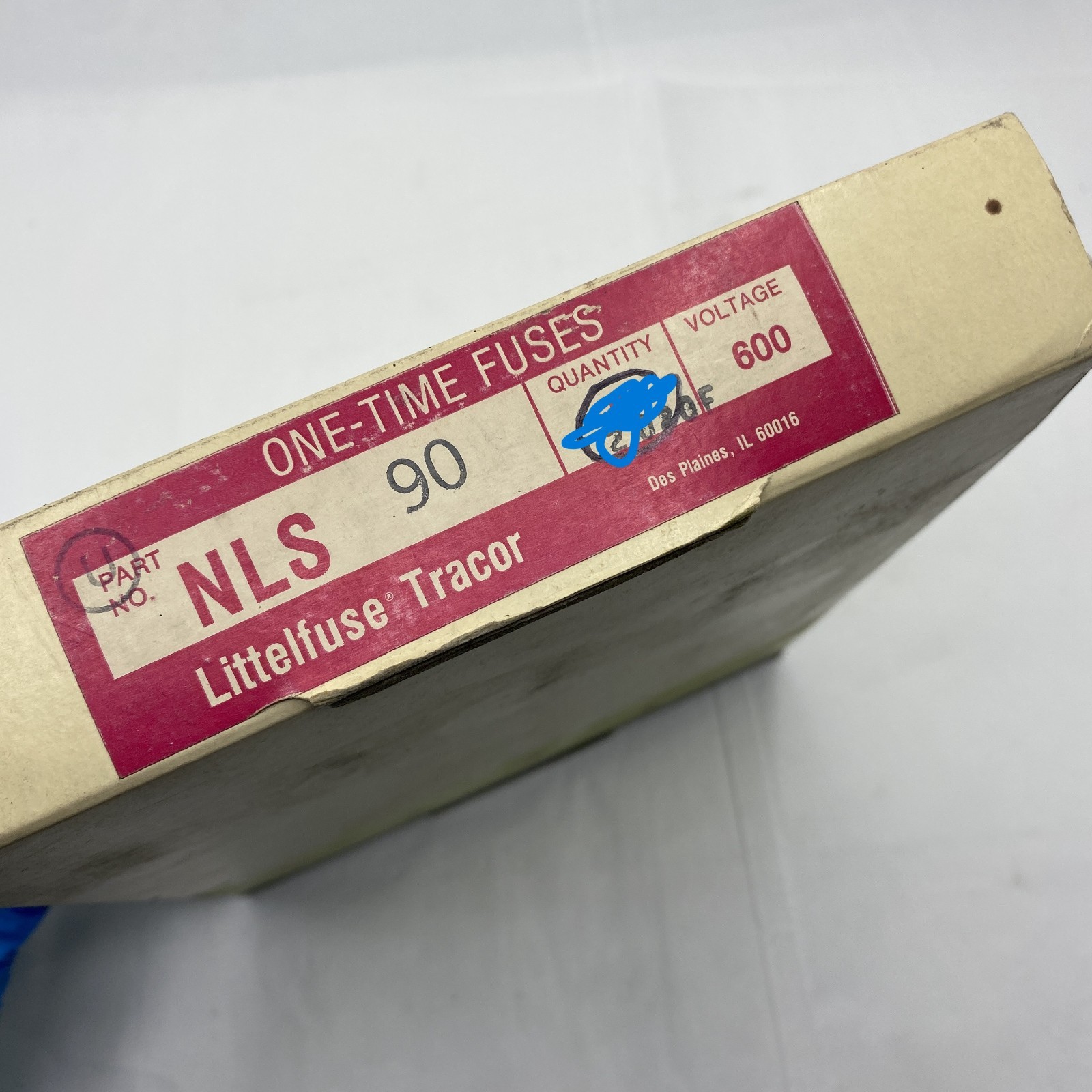 Littelfuse NLS-90 One-Time Fuse – 90A 600V – Class H – Blade Type ✅