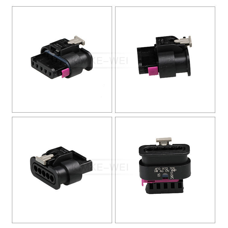 2/3/4/5/6 Pin Automotive Female Connector Plug Kit for VW Audi Seat Skoda BMW