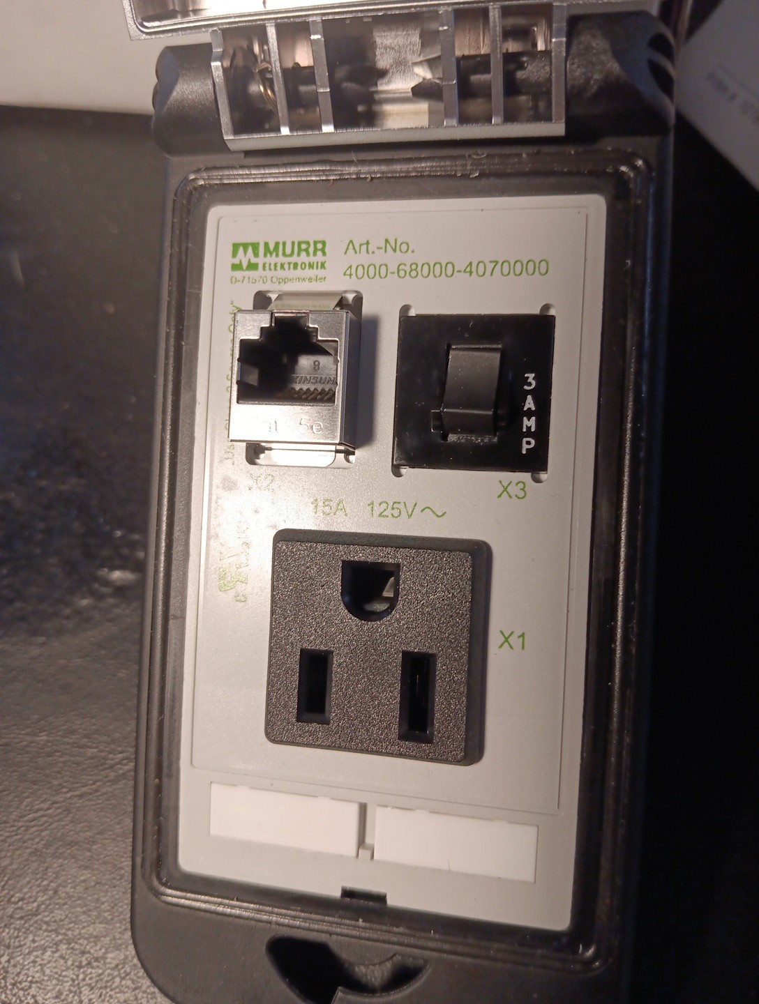 Murr Elektronik D-71570 oppenweiler 4000-68000-4070000