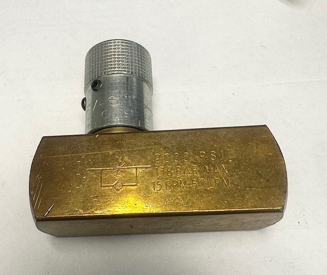 PARKER F800B Hydraulic Flow Control Valve 2000PSI 138 Bar Max 15GMP 1/2″ NPT