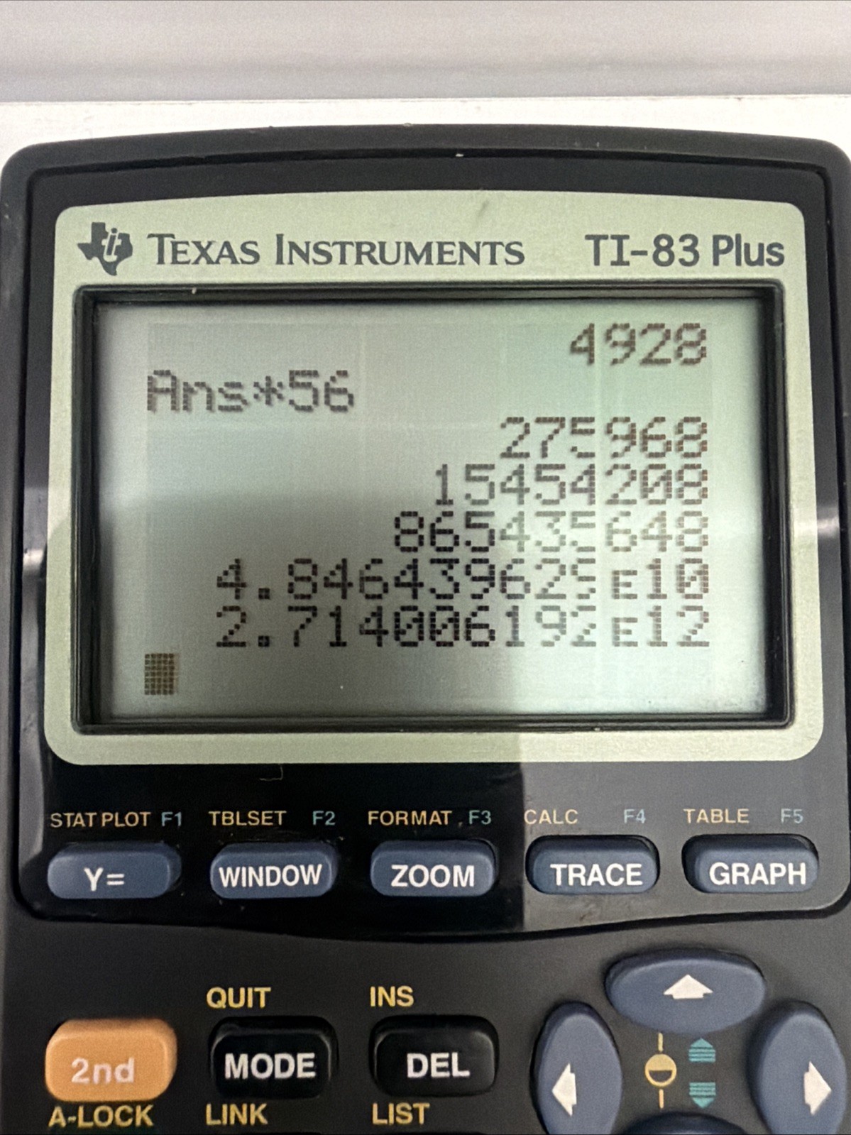 Texas Instruments TI-83 Plus Graphing Calculator with Slip Cover – Black Tested