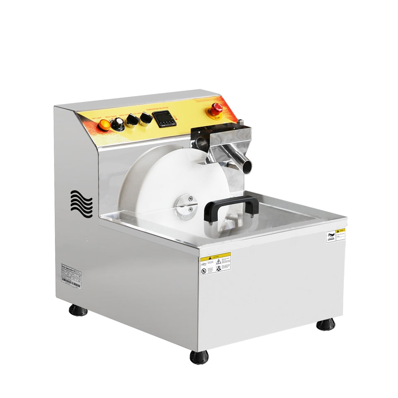 Commercial Tabletop Vibration 8kg/batch Chocolate Melting Tempering Machine 110V