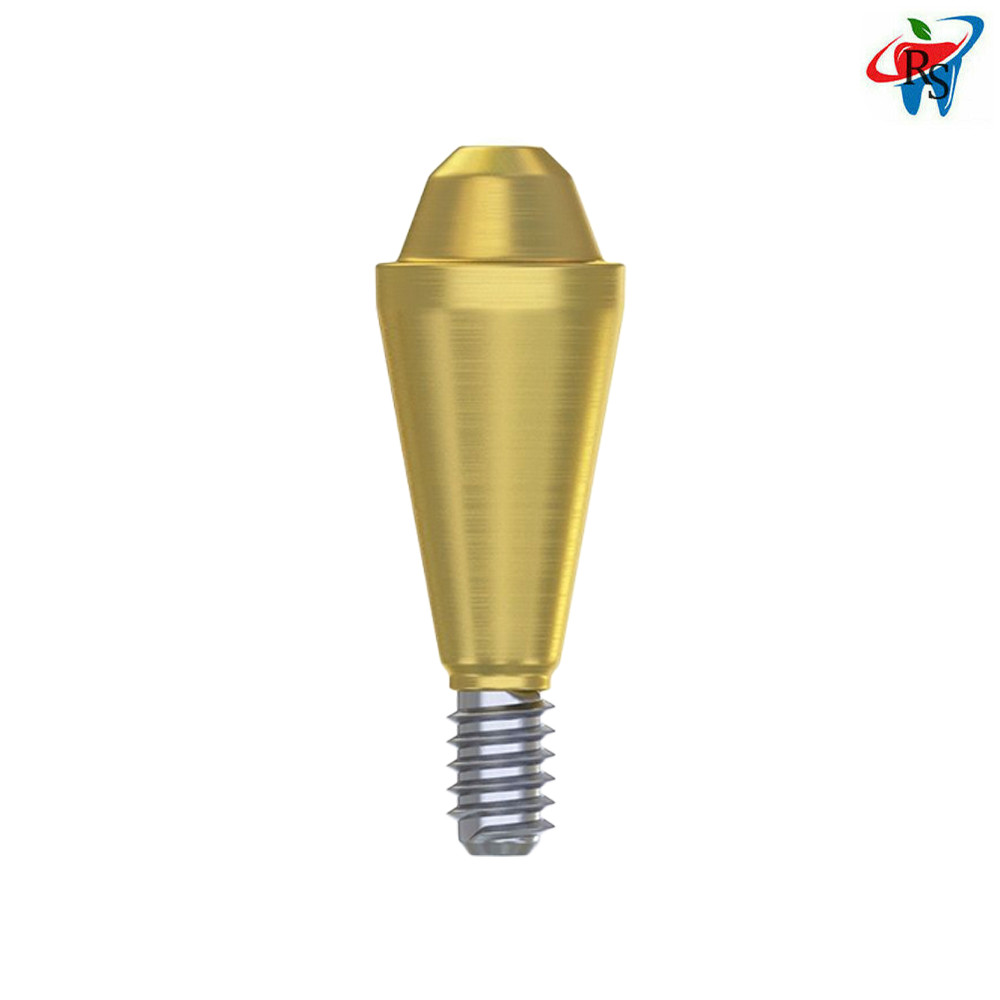 1x Kit Prosthetic Straight Multi Unit 1.6 NP Conical Connection 2.25 Titanium