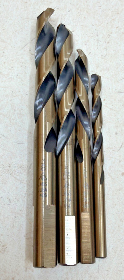Aligning Reamer and Drill Kit, 8 Pieces, High Speed Steel, Gold Bowmalloy 20990