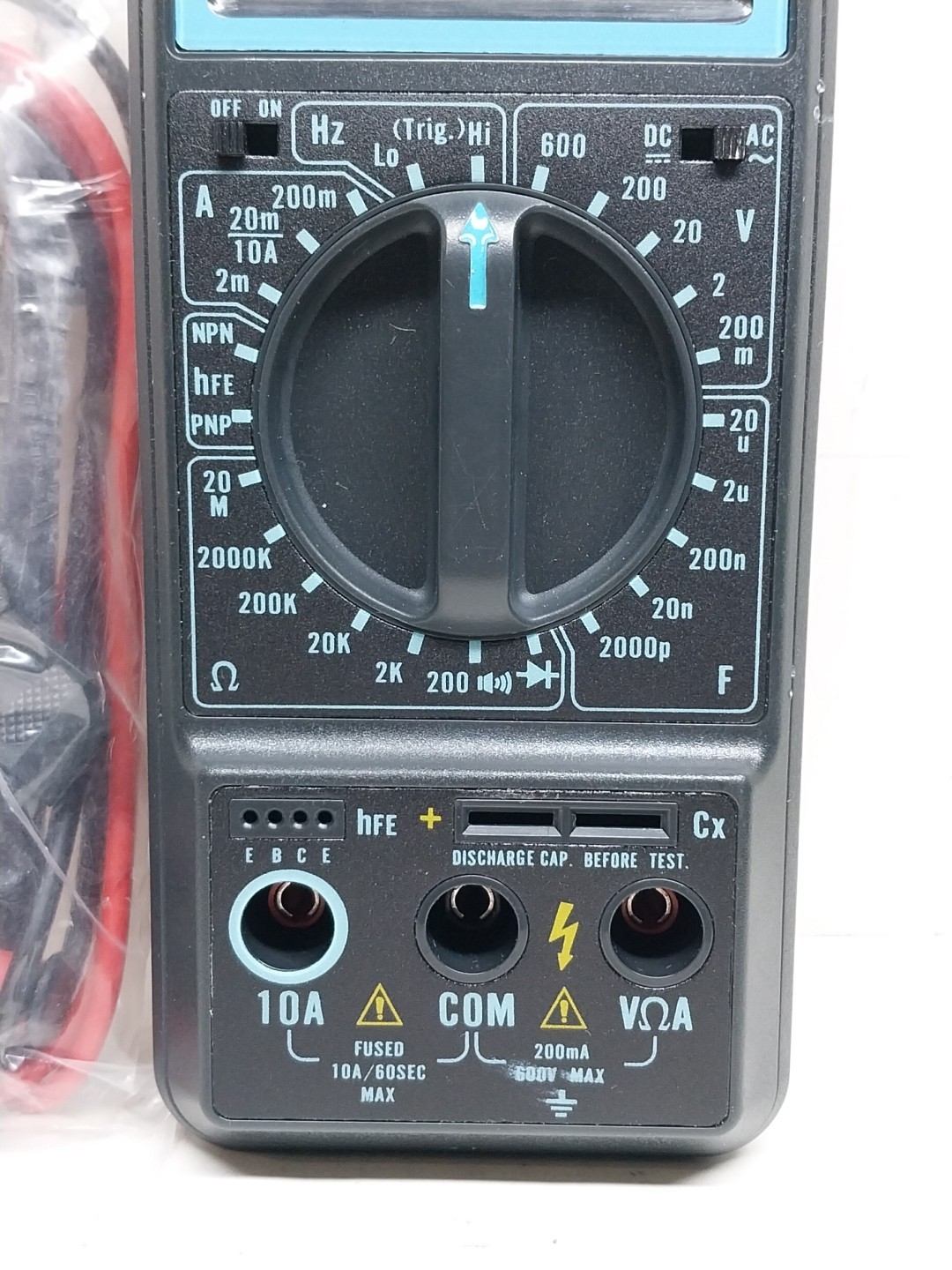 ECG DM-59 Multimeter – AC/DC voltage and Current, Resistance, Capacitance, Diode