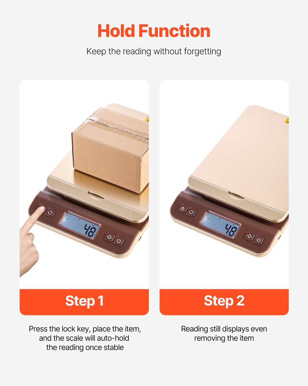 VEVOR 88 lbs Digital Shipping Postal Scale 0.1 oz High Accuracy Postal Scale