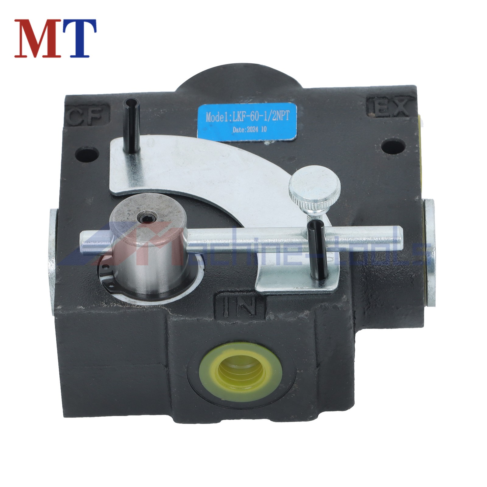 1/2”NPT FC51 Side-Port Hydraulic Adjustable Variable Flow Control Valve 0-30GPM