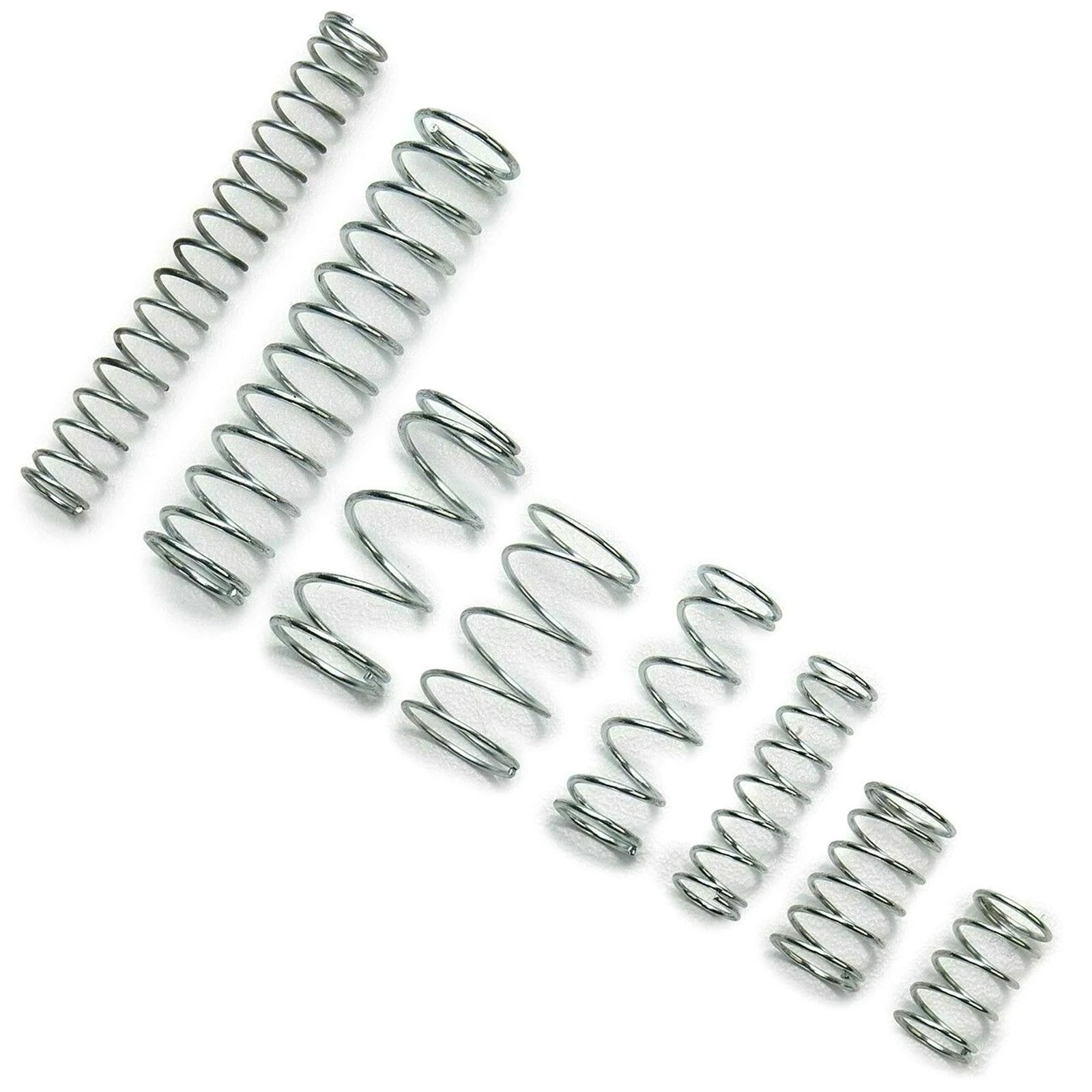 200pc Spring Assortment Set Compression & Extension Zinc Plated Steel Carburetor