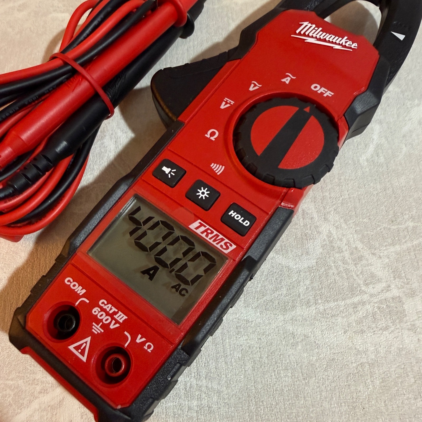 MILWAUKEE 2235-20 Heavy-Duty Electrical Clamp Meter True-RMS 400 Amp