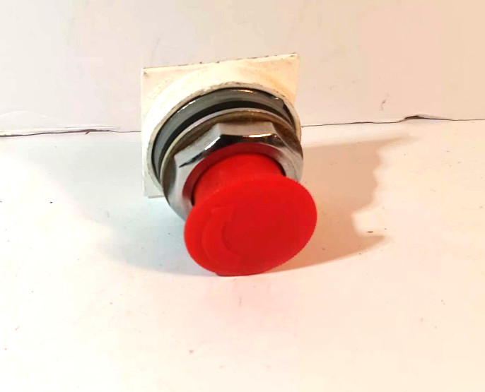 General Electric CR104PTR20A0R Pushbutton Switch, E Stop, Emergency Stop Switch