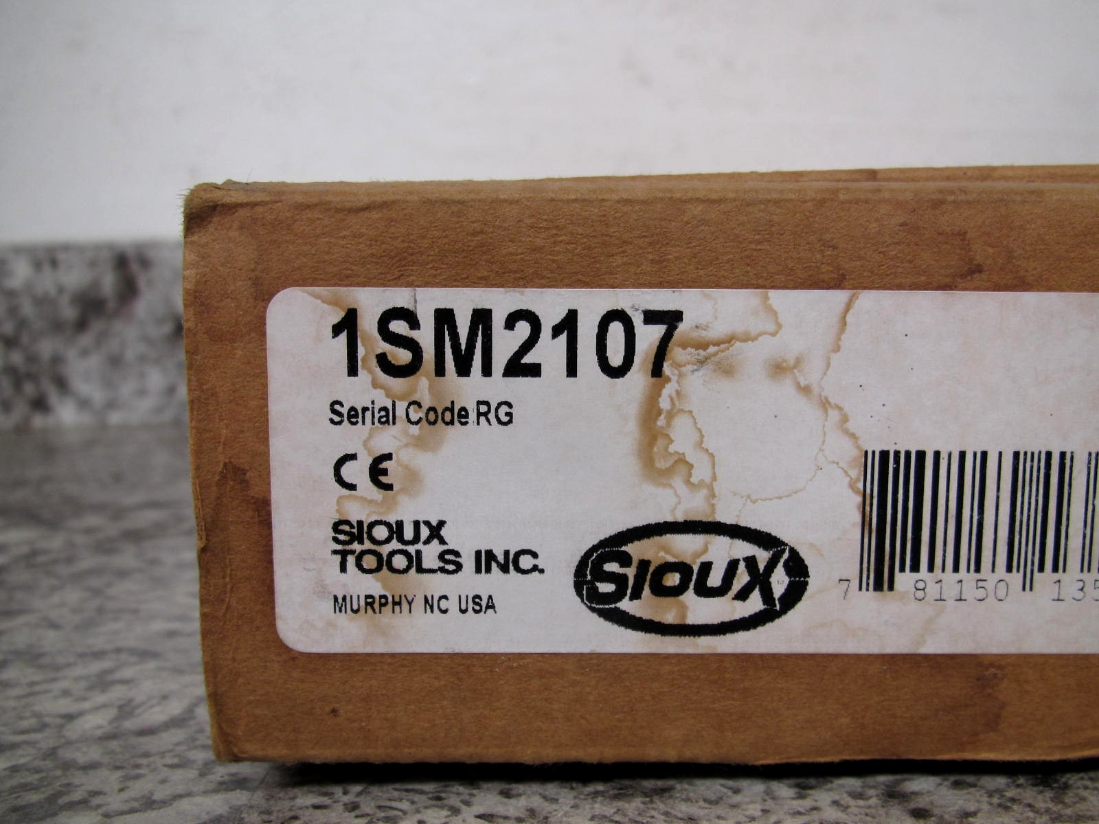 New Sioux 1SM2107 1/4″ 800RPM Stall Inline Reversible Pneumatic Air Screwdriver