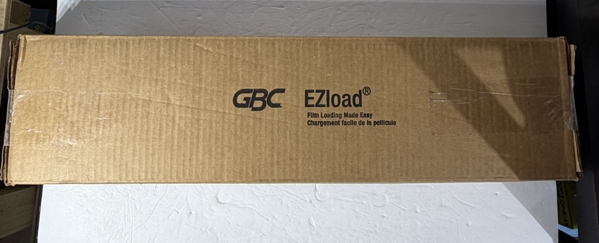 2 Rolls GBC 3000004EZ Thermal Laminating Film Rolls 1.5 Mil 25″X500′ Gloss Clear