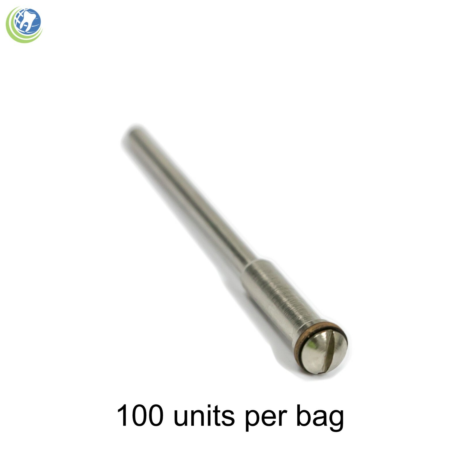 100 Dental Lab Jewelry Reinforced Mandrels 2.35mm Shank 3/32” for Discs & Points