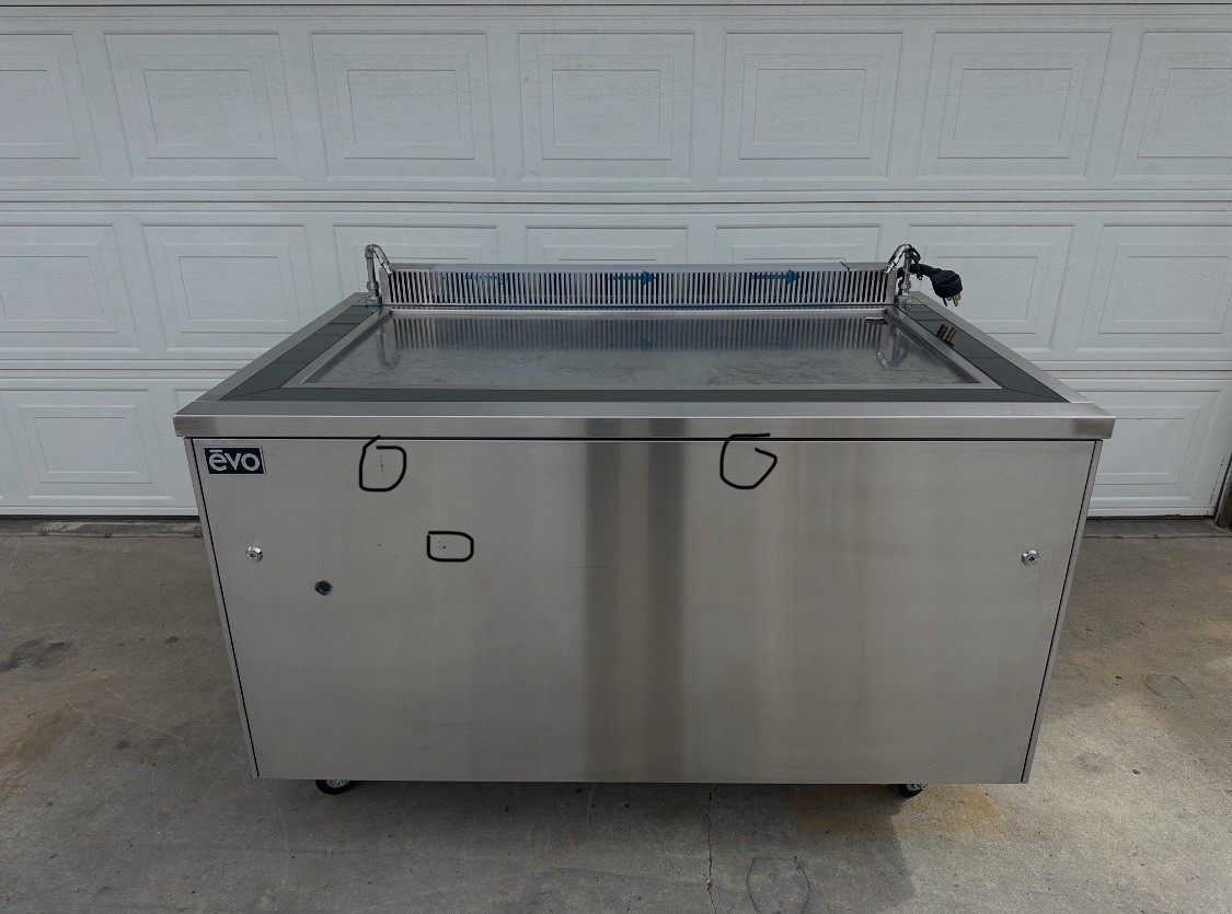 EVO Griddle EVent48E Commercial Electric 48 Inch Stainless Steel Grill ToP NEW