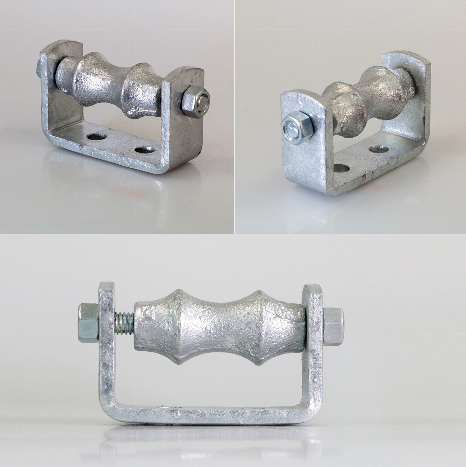 5 Pack 2″in-14″in of Galvanized Steel Hot Dipped Pipe Roller Chair Pipe Hanger