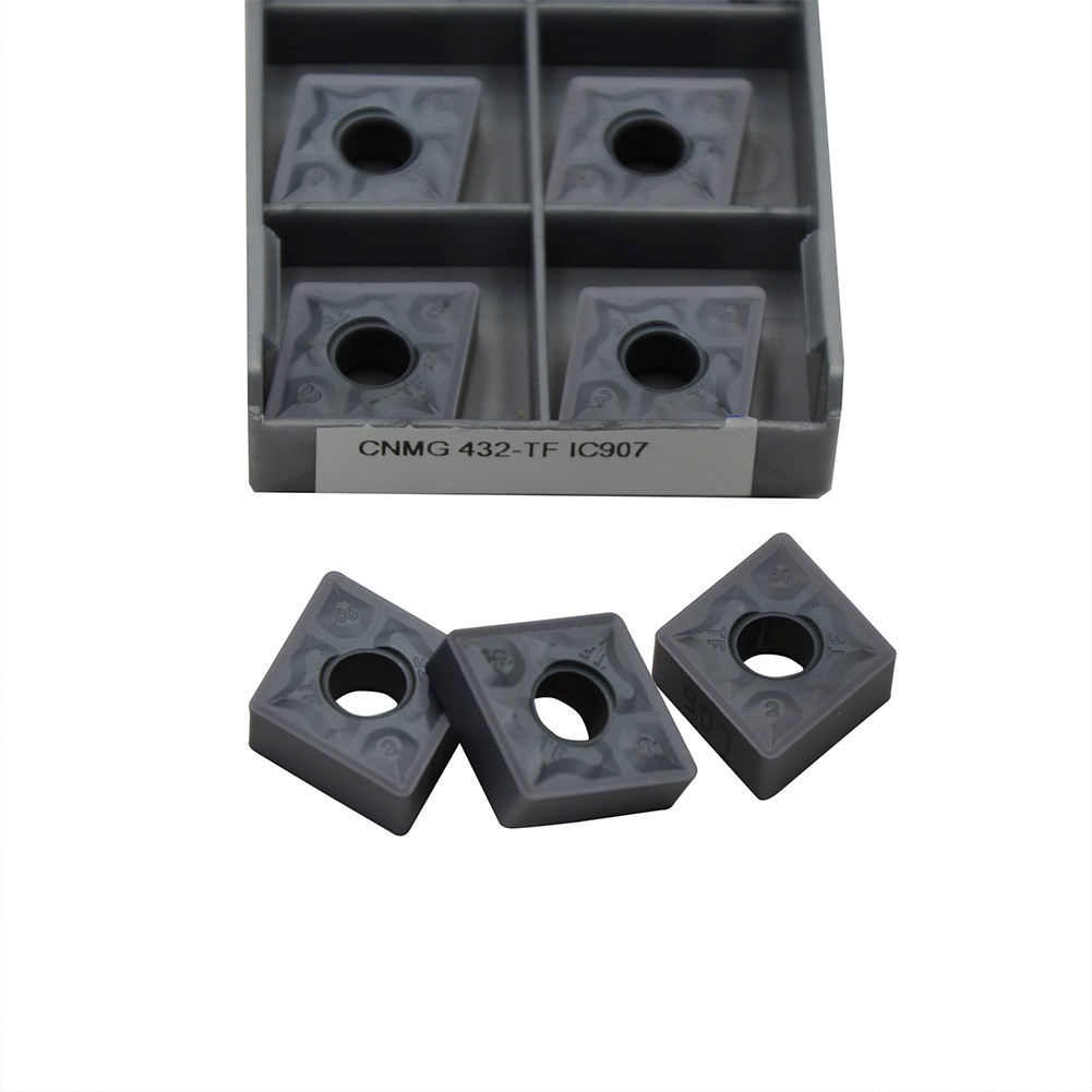2pack ISCAR CNMG120408-TF CNMG432-TF IC907 New Carbide Inserts CNC blade
