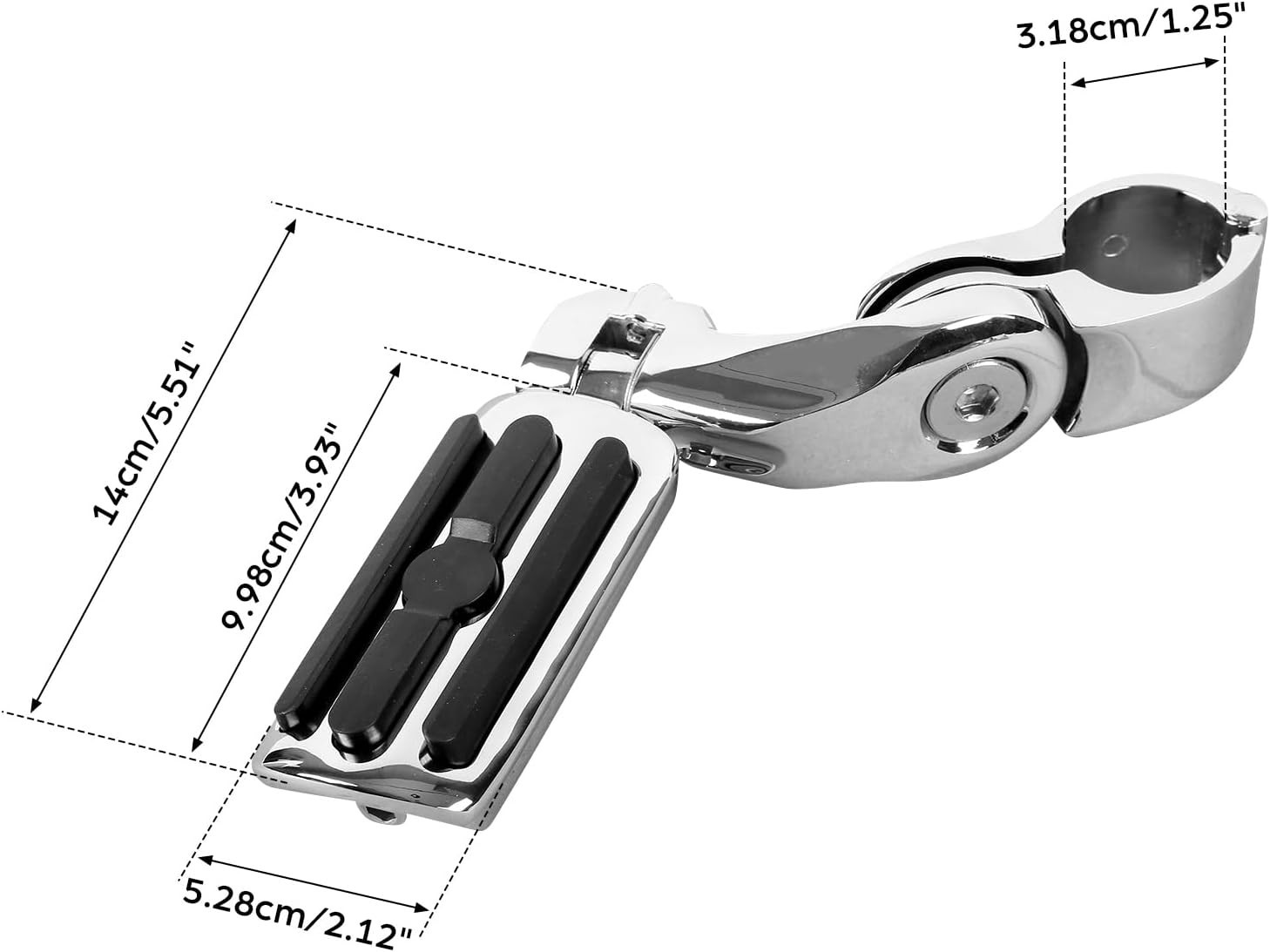 1.25″ Highway Foot Pegs Harley Touring Road King Street Glide Electra Glide Dyna