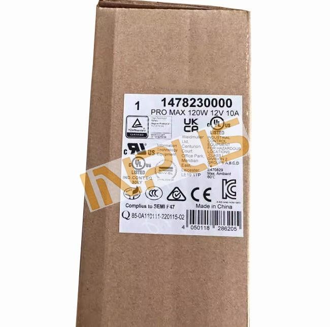 1478230000 NEW Weidmuller PRO MAX 120W 12V 10A Switch Power Supply 1478230000