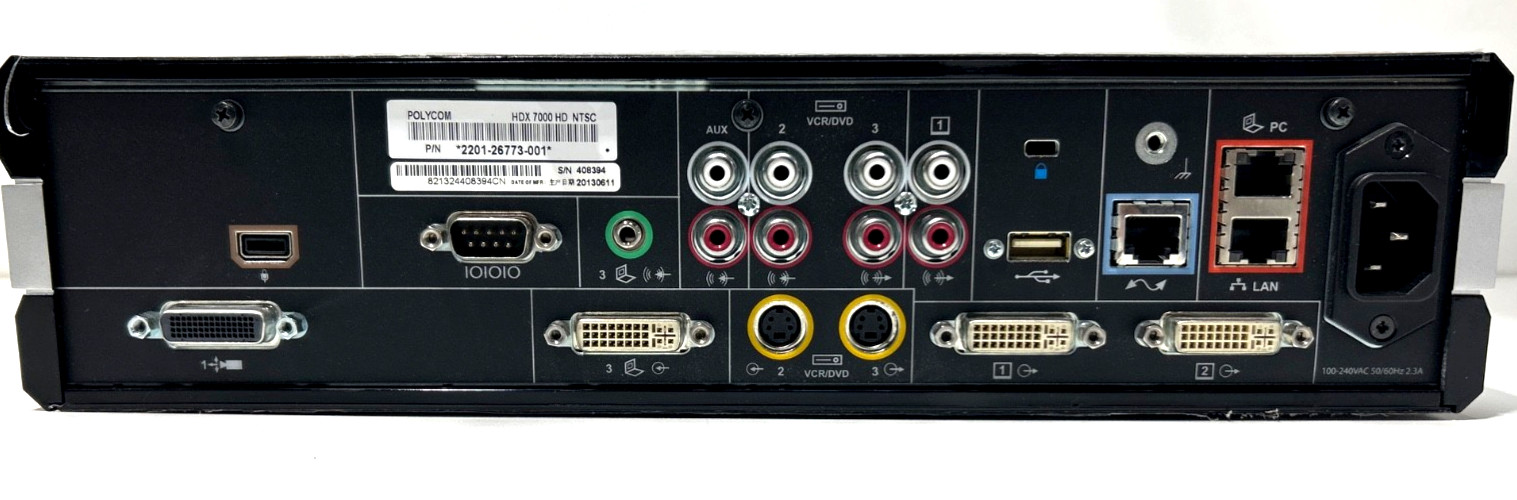 GENUINE POLYCOM HDX 7000 HIGH DEFINITION VIDEO CONFERENCING SYSTEM | FAULTY