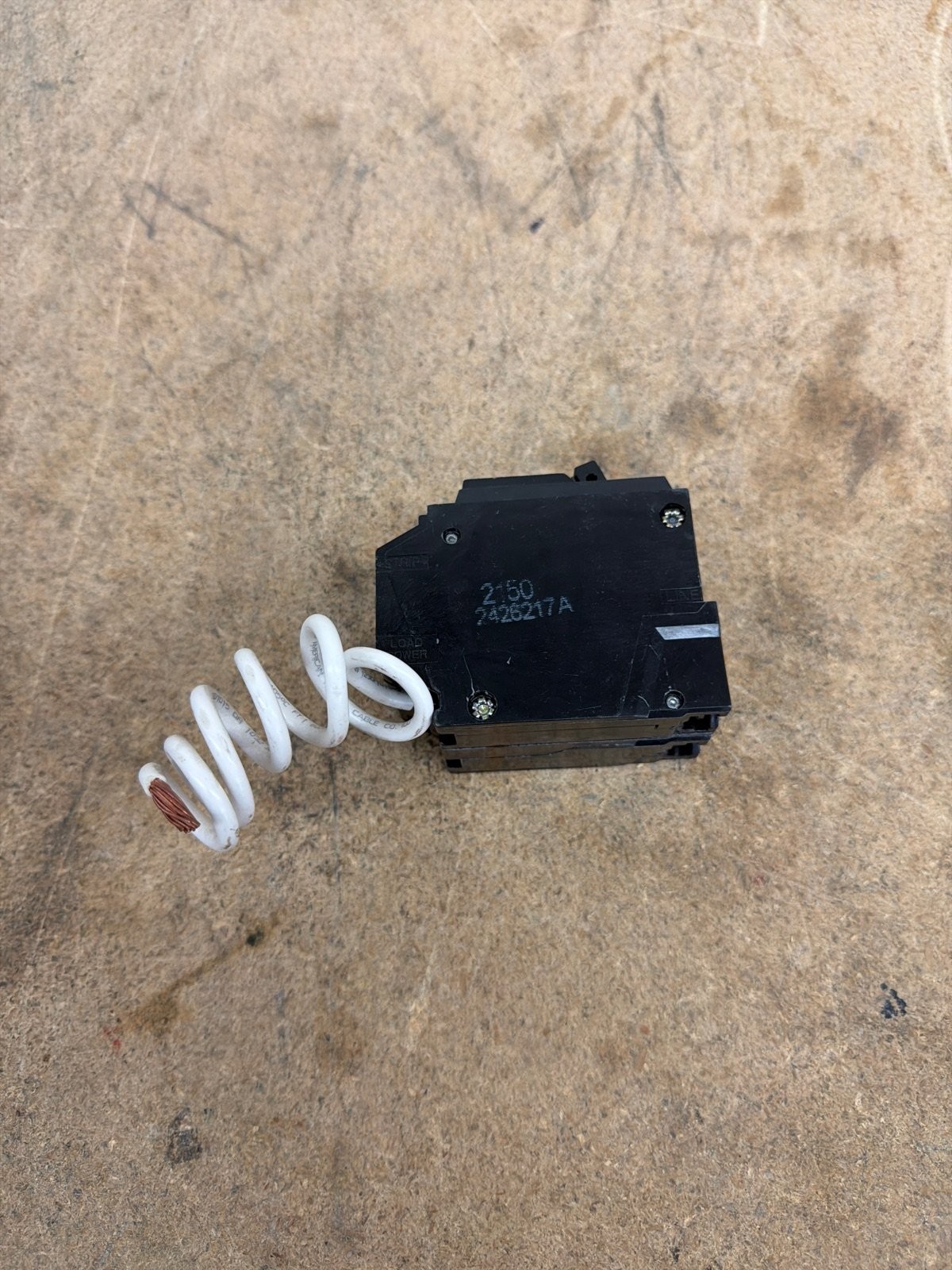 GE 50 Amp 240-Volts Double Pole Ground Fault Breaker with Self-Test