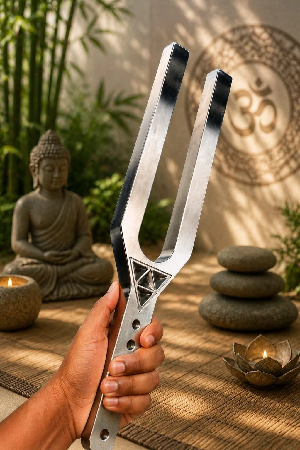 Giant 378Hz Tuning Fork – Sound Healing Frequency Instrument | Reiki, Yoga & Med