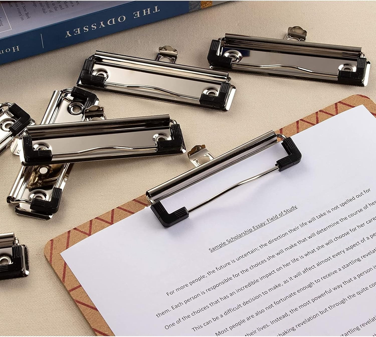Juvale Mountable Clipboard Clips – Pack of 20 Screw-On Installation & Clipboard