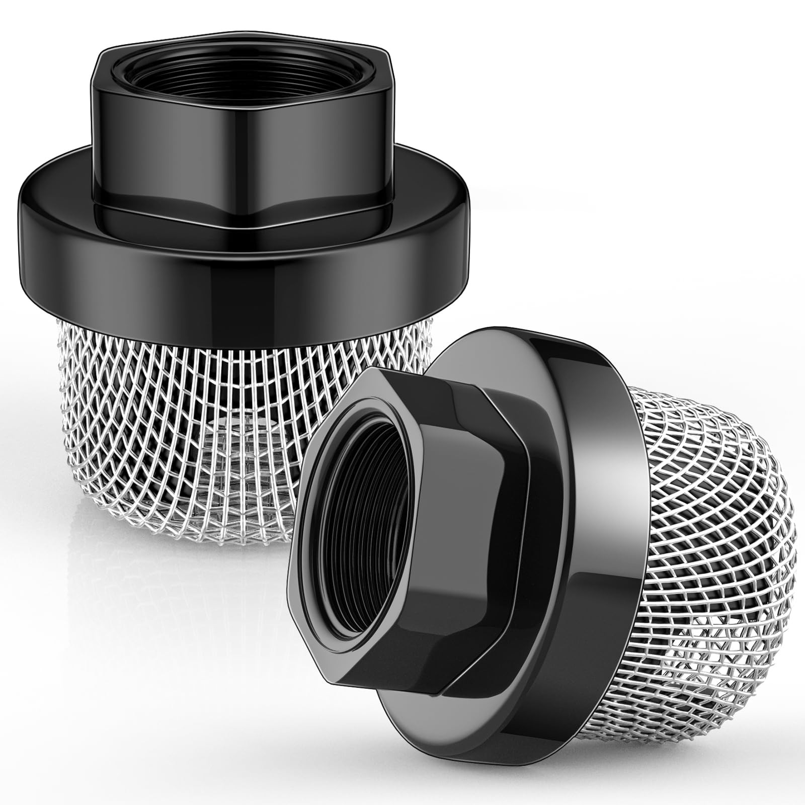 Nuanchu 2 Pcs 3/4 Inch Garden Hose Inlet Strainer, 3/4, Inner Diameter