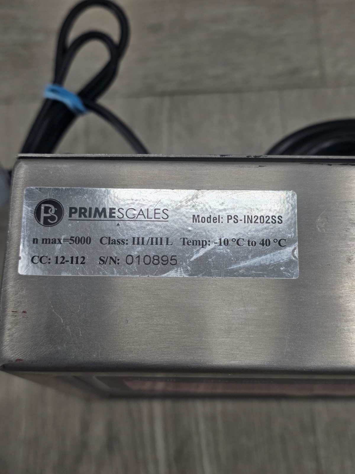 Prime Scales PS-IN202SS-C Stainless Steel Indicator Class III