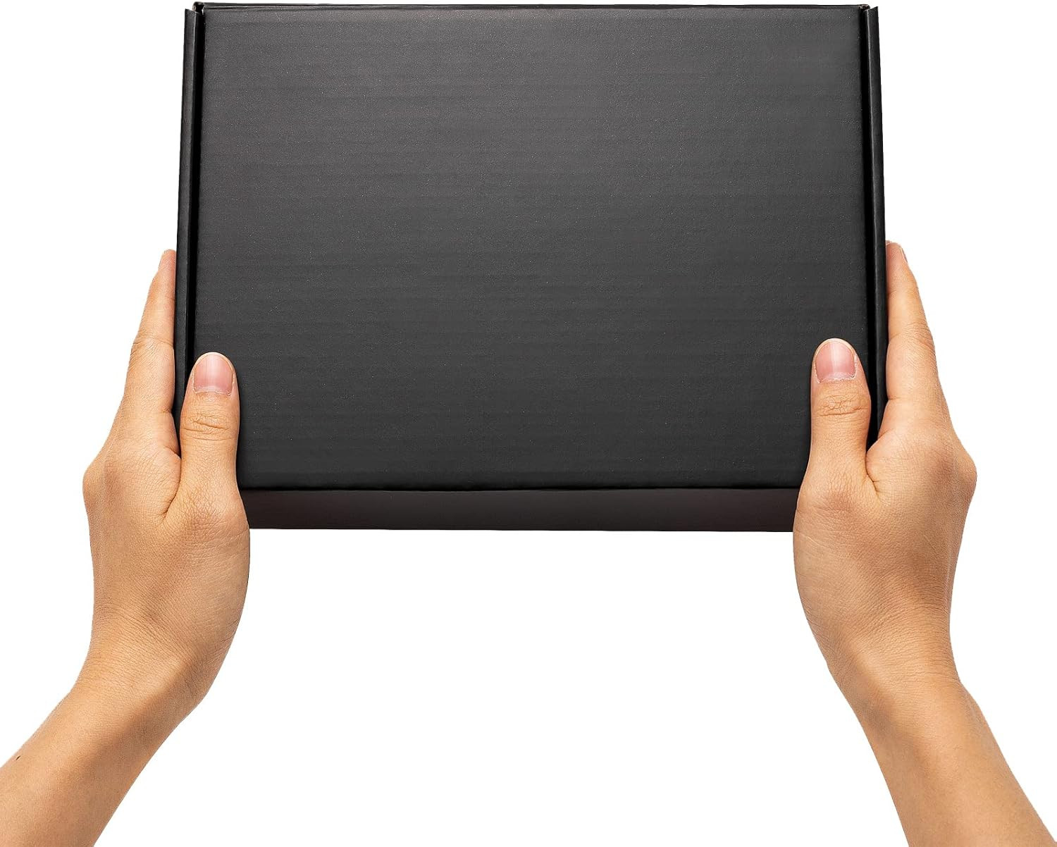 9X6.5X2 Inches Black Shipping Boxes 25 Pack – Corrugated Cardboard Mailing Box f