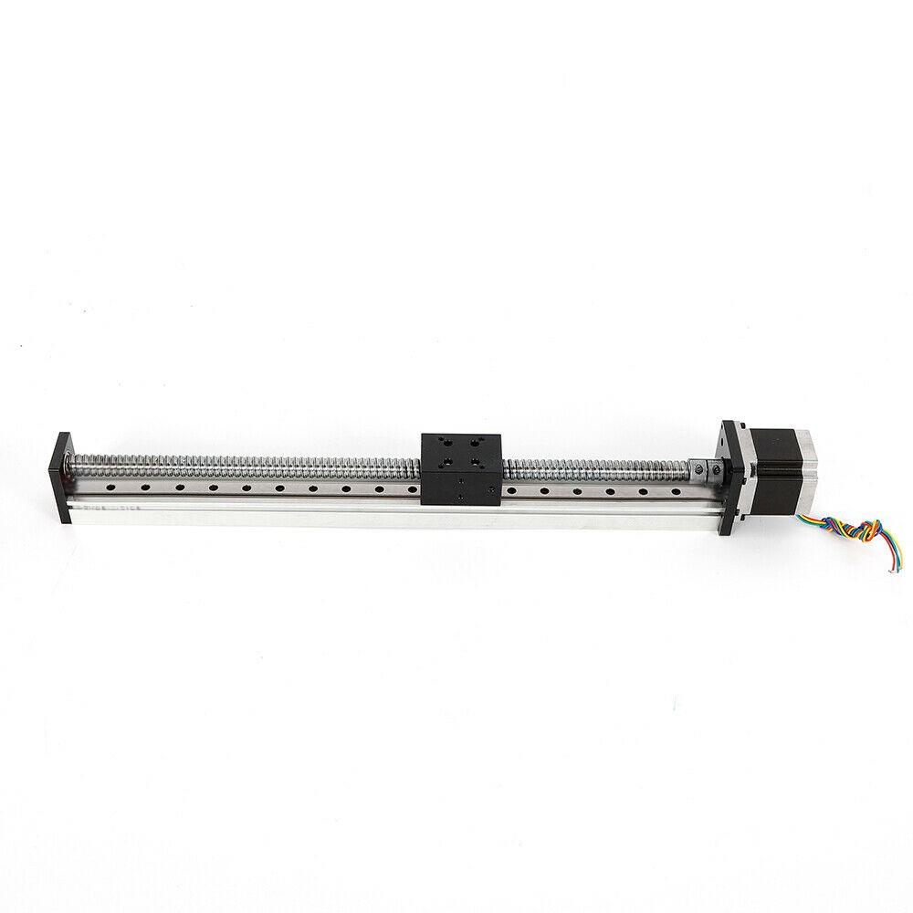 600mm CNC Linear Guide Rail Slide Stage Actuator Ball Screw Stroke Nema 23 Motor