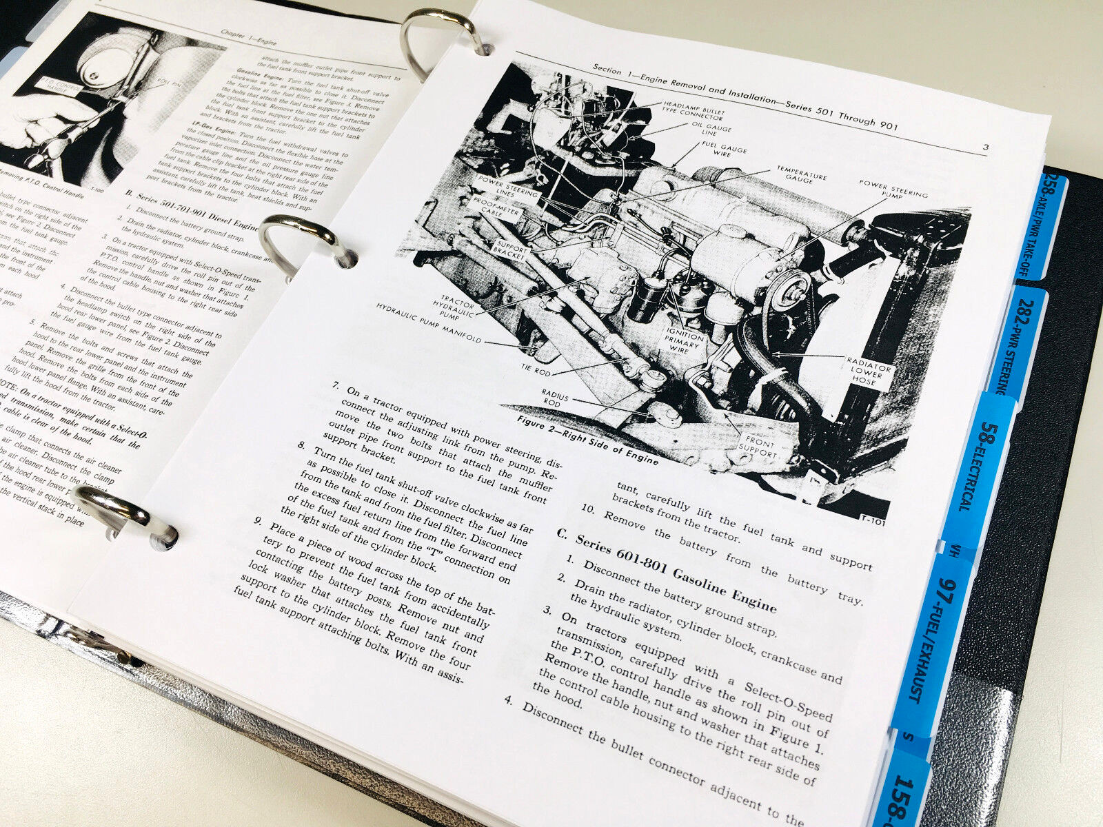 Ford 2000 4000 Early 4Cyl Tractor Service Repair Manual Shop 1962 1963 1964 1965