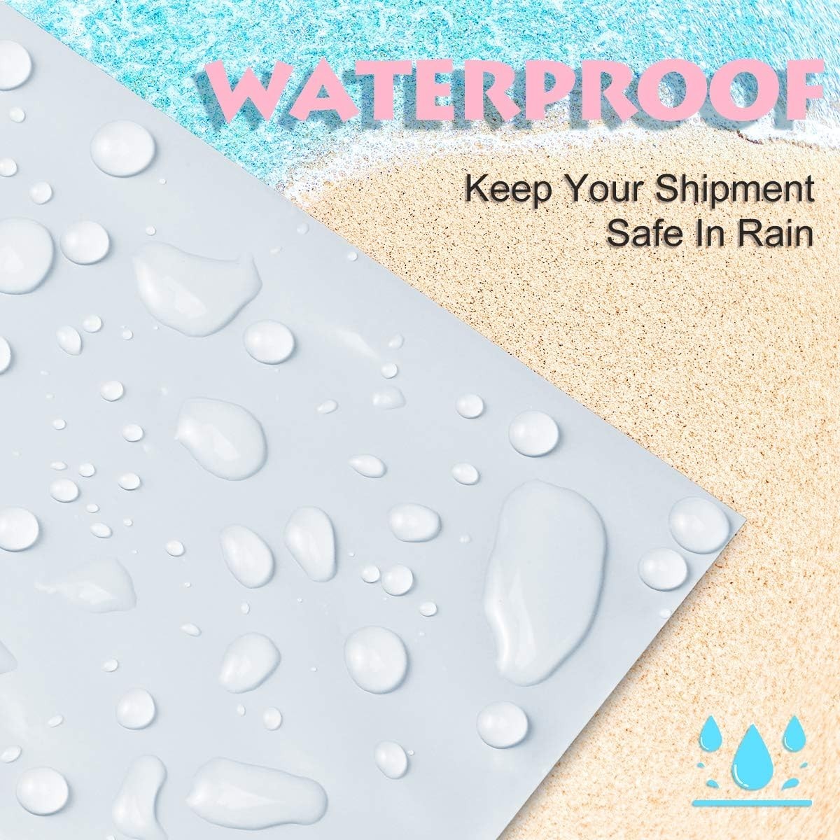 Poly Mailers 10×13 Inch Waterproof Tear Proof Self Seal Shipping Bags 100 Pack