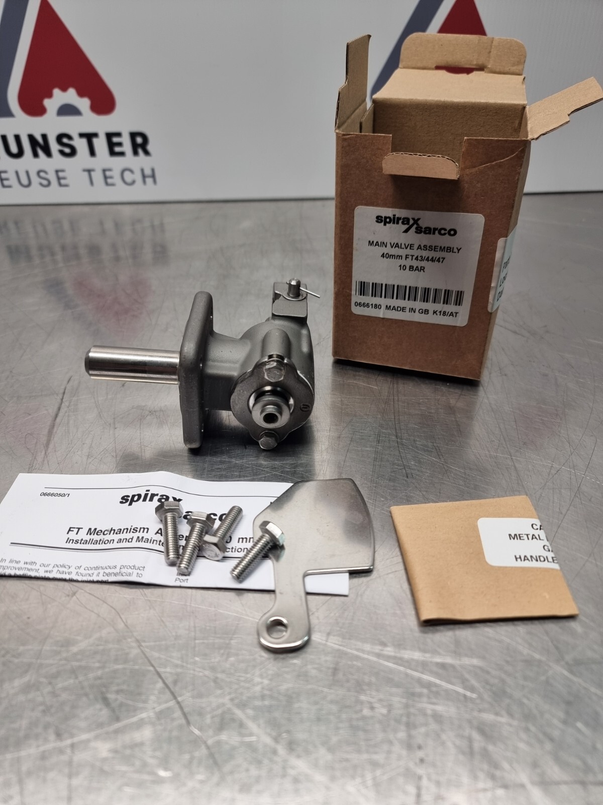 Spirax Sarco 40mm FT43/44/47 Main Valve Assembly | P/N: 0666180
