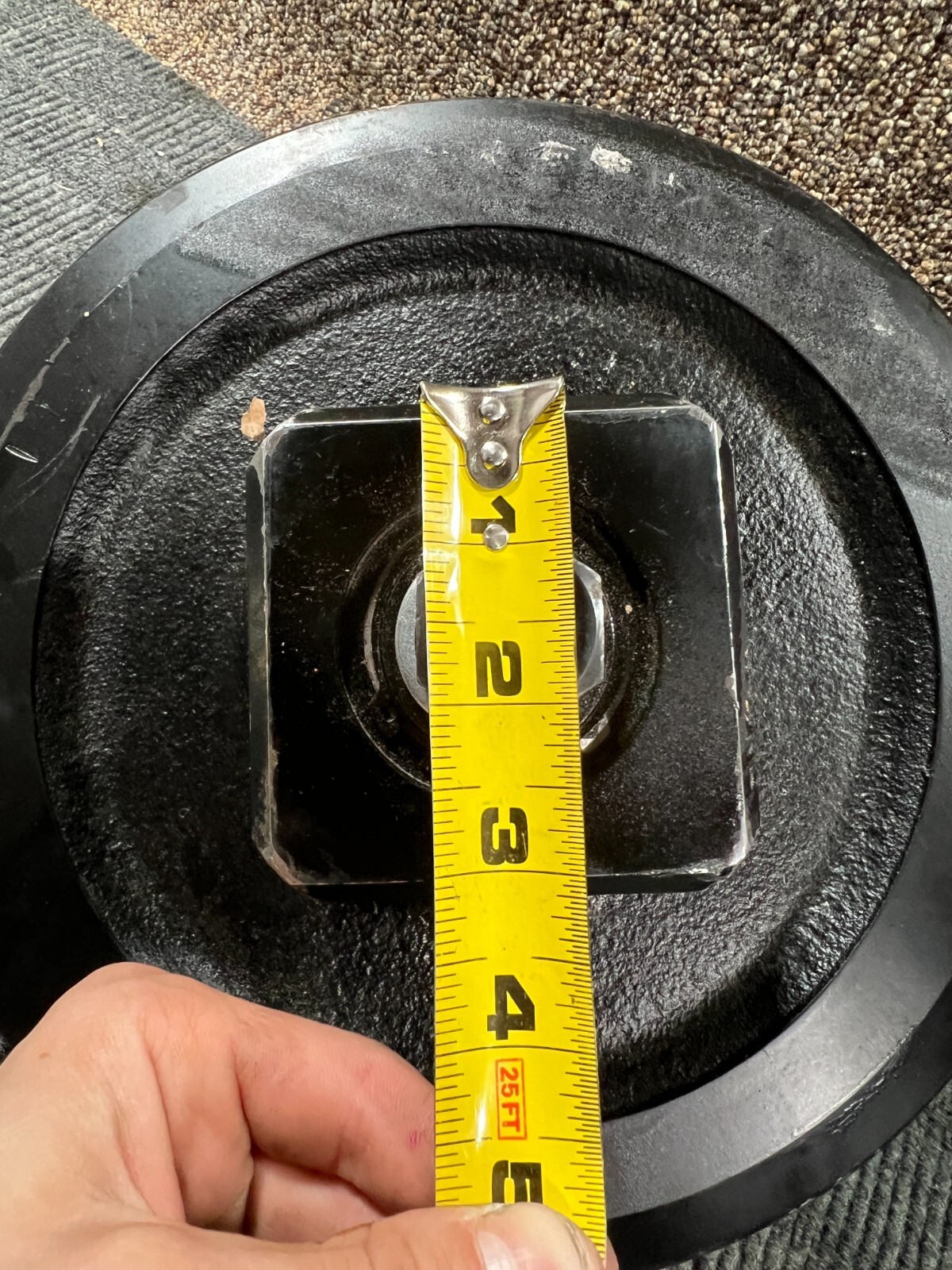 Rear Idler Roller 2″ Roller Width 3.5″ Roller to Edge 3.85″ Center Lip to Roller