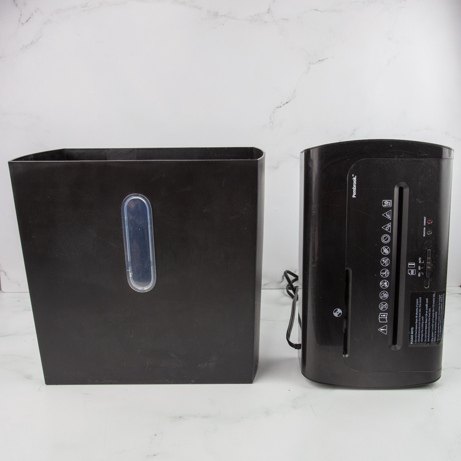 Pembrook Paper Shredder, CD and Credit Card Office, Used, Fully Funtional