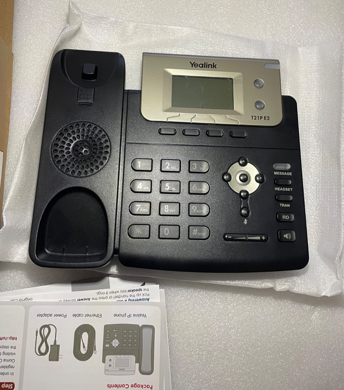 Yeahlink Model SIP-T21P E2 Enterprise IP Desk Phone Office Business Multi-lines