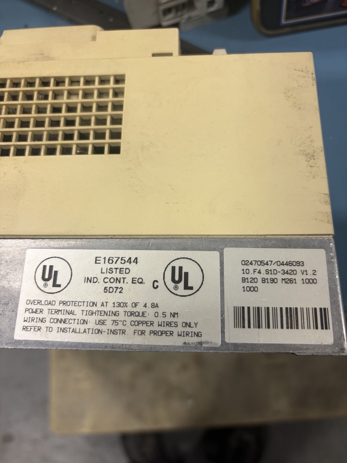 KEB Frequency Converter, 2,2 kW 10.F4.S1D-3420/1.2 USED