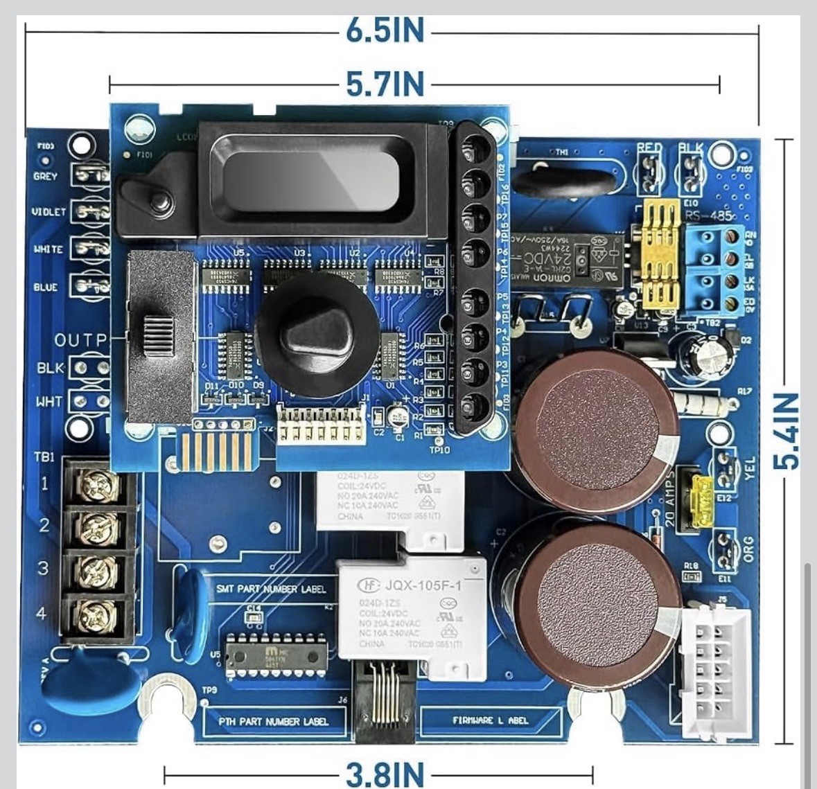 GLX-PCB-RITE Main Circuit Board & GLX-PCB-DSP Display