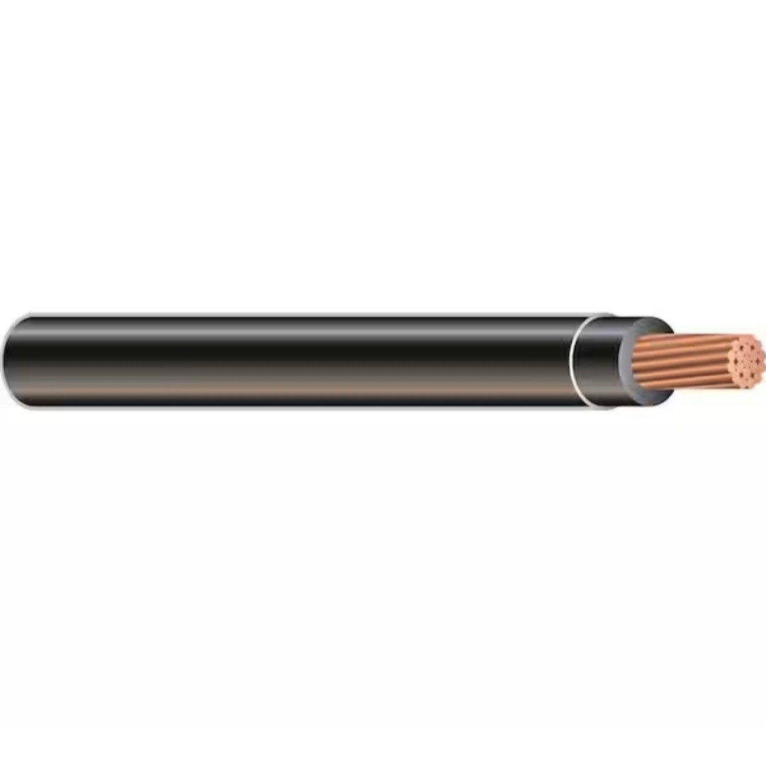 2 AWG Copper THHN THWN-2 Wire 600V Length 75 Feet