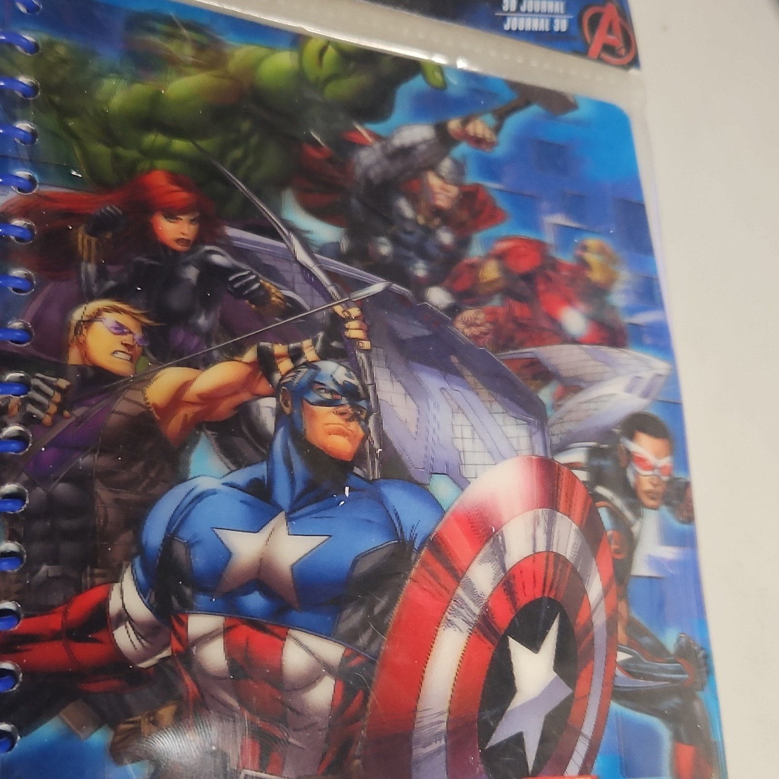Marvel Avengers 3D Spiral Notebook Illustrated Cardboard Cover MPN 83200