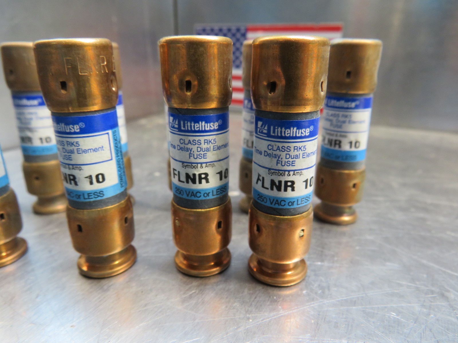 Littlefuse FLNR 10 Class RK5 Fuse (Lot of 10)
