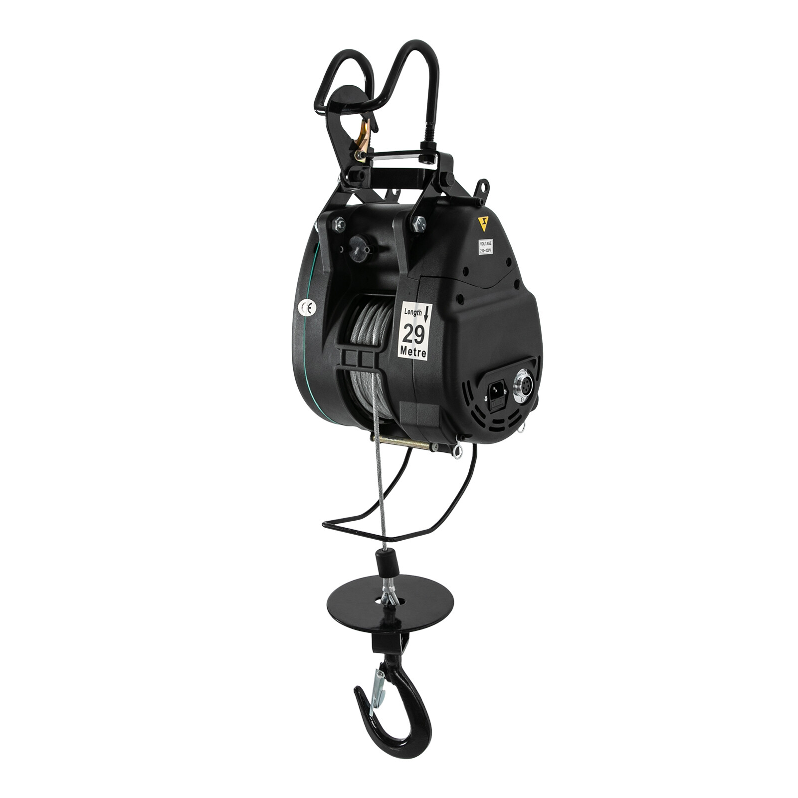 110V 50/60HZ Electric Hoist with Wired Control Winch Lift 500kg/1102.31lbs NEW