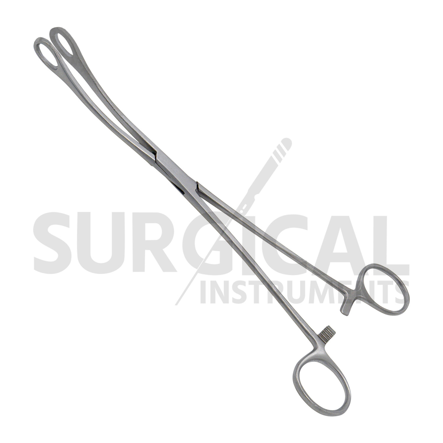 Sponge Forceps Surgical OB/GYN Smooth Jaw 9.5″ Curved Stainless German Grade