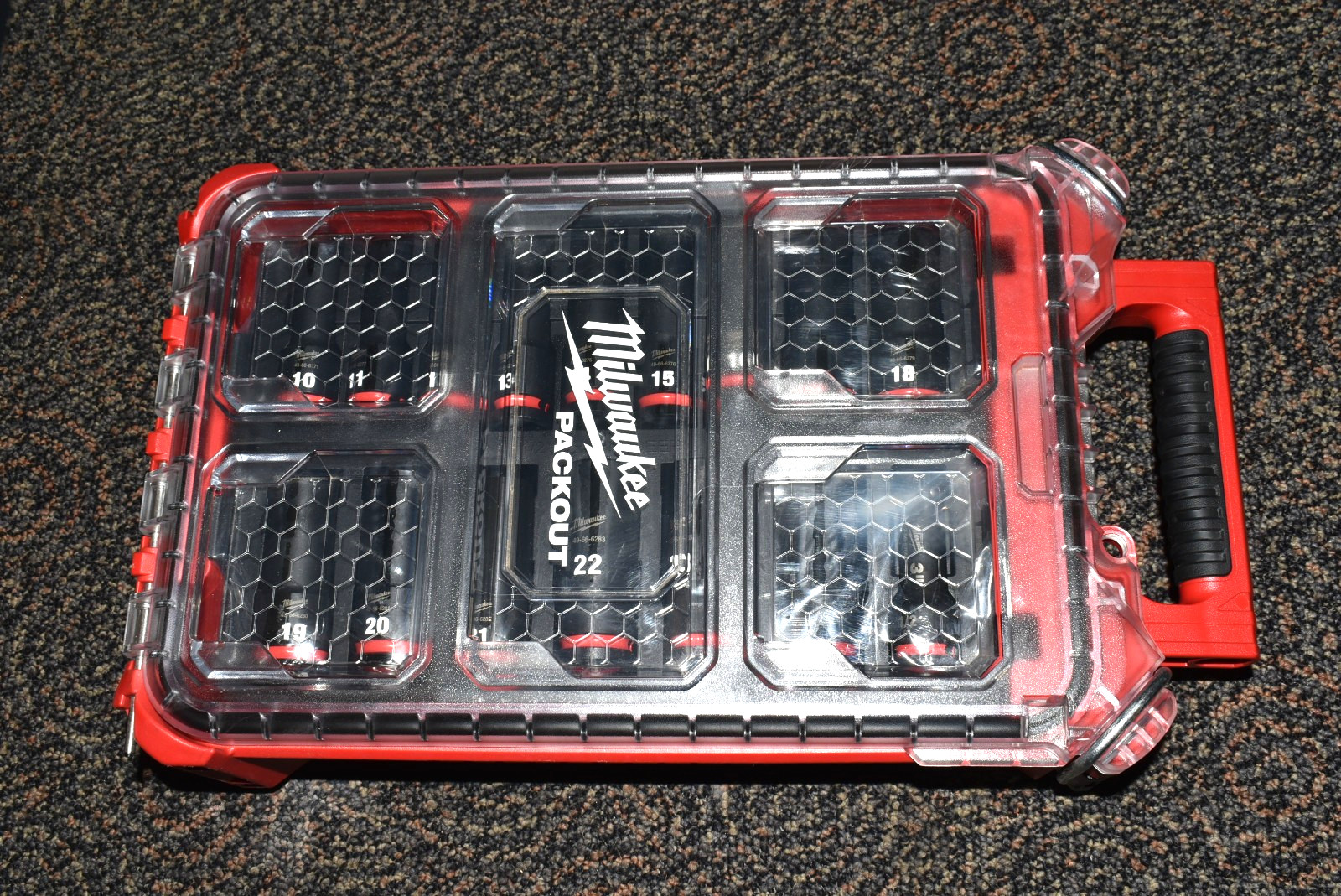 Milwaukee 49-66-6803 Shockwave Impact Duty Socket 1/2″ Drive 16-Pc Packout Set